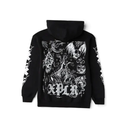 Inked Xplr Black Hoodie