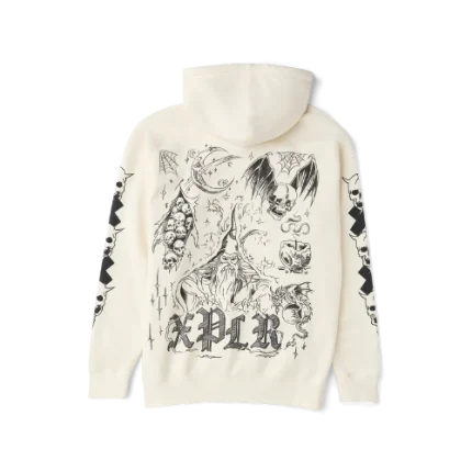 Inked Xplr Bone Hoodie