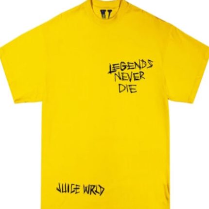 Juice Wrld x Vlone Inferno Tee Yellow for Adults
