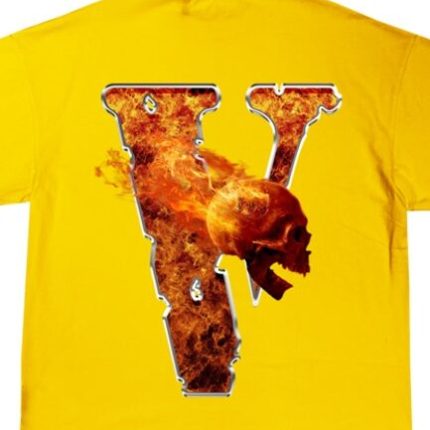 Juice Wrld x Vlone Inferno Tee Yellow for Adults