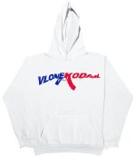 Kodak Black x Vlone 47 White Hoodie