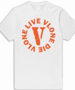 Live Vlone Die Vlone T-Shirt White
