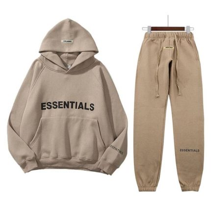 Essential Oversized Tracksuit – Brown