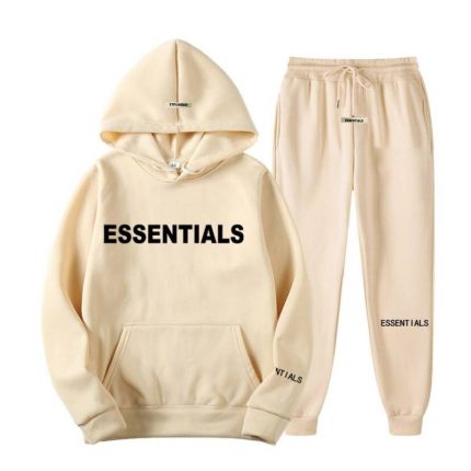 Essentials Oversized Tracksuits – Beige