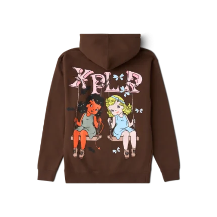 Poler Opposites Brown Hoodie