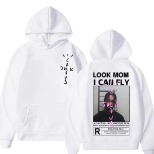 Travis Scott Cactus Jack White Hoodie