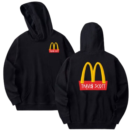 Travis Scott Logo McDonalds Hoodie