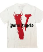 VLONE X PALM ANGELS TEE RED WHITE