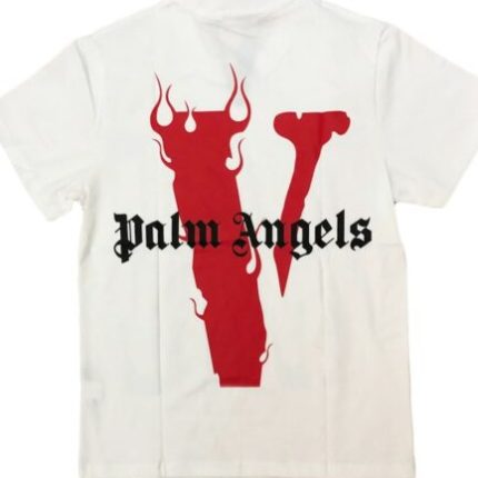 VLONE X PALM ANGELS TEE RED WHITE