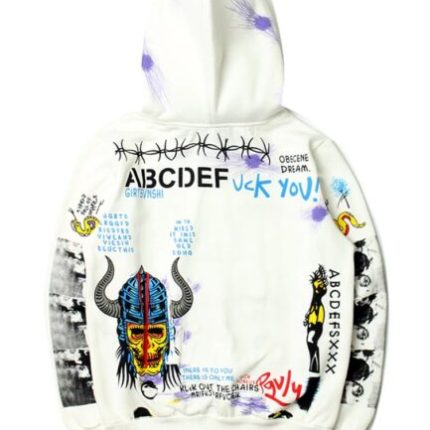 Vlone Graffiti Hip Hop Pullover Hoodie