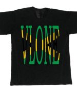 Vlone Jamaica Staple Black Large Tee