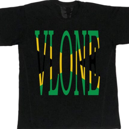 Vlone Jamaica Staple Black Large Tee