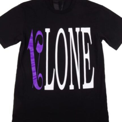 Vlone x Palm Angels T-shirt Black Purple