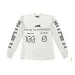 White Hellstar Scoreboard Long Sleeve T-Shirt