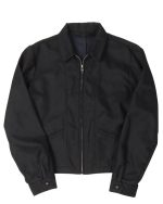 Chrome Hearts Cemetery Cross Nylon Trucker Zip up Jacket