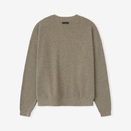 Essential Waffle Crewneck Sweater