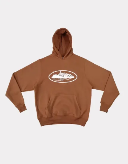 Corteiz Alcatraz Braun Hoodie