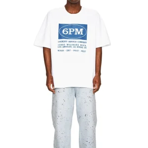 6pm Company T-Shirt White