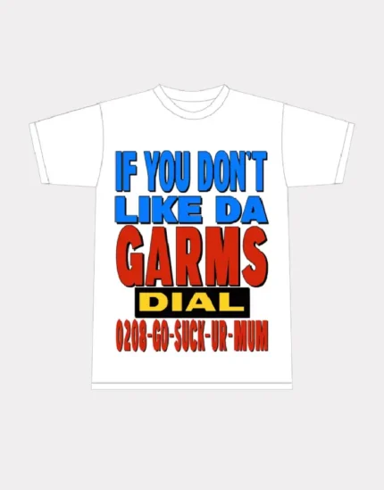 Corteiz 0208-Go-Suck-Urself Weiß T-Shirt