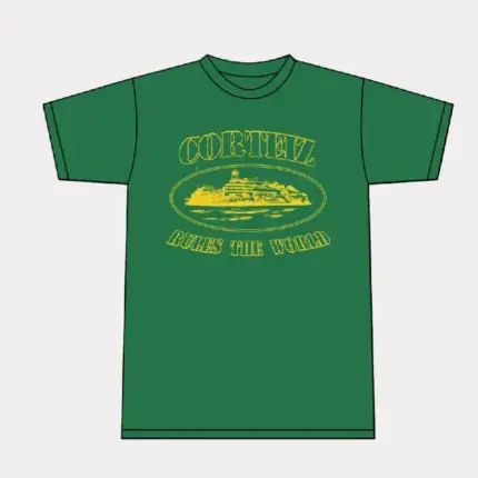 Corteiz 2019 OG Alcatraz Waldgrün T-Shirt
