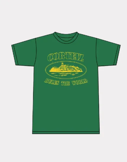 Corteiz 2019 OG Alcatraz Waldgrün T-Shirt