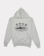Corteiz 4Starz Alcatraz Grau Hoodie