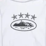 Corteiz 4Starz Alcatraz Weiß Hoodie