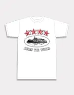 Corteiz 4Starz Alcatraz T-Shirt Weiß