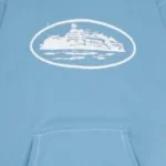 Corteiz Alcatraz Blau Hoodie