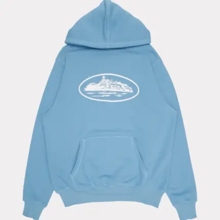 Corteiz Alcatraz Blau Hoodie