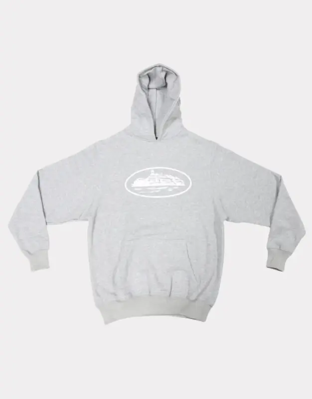Corteiz Alcatraz Grau Hoodie