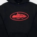 Corteiz Alcatraz Hoodie Rot Schwarz