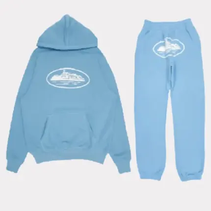Corteiz Alcatraz Tracksuit Babyblau