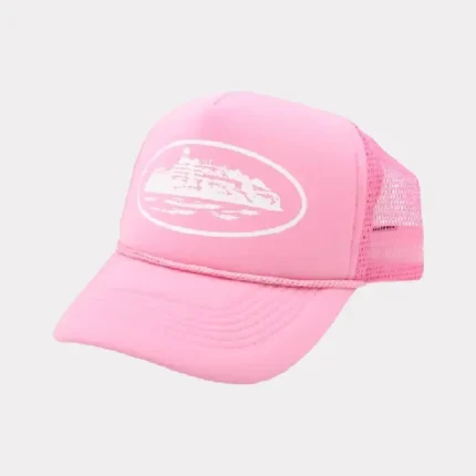 Corteiz Alcatraz Trucker-Mütze, Rosa