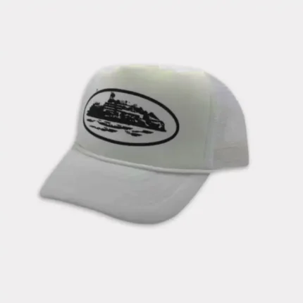 Corteiz Alcatraz Trucker-Mütze Weiß
