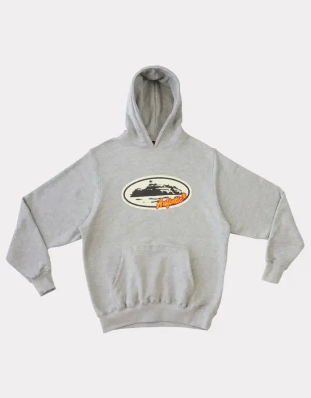 Corteiz Aufentic Grau Hoodie