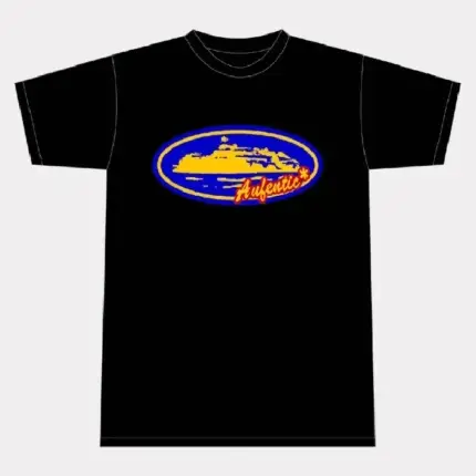 Corteiz Aufentic T-Shirt Schwarz/Blau