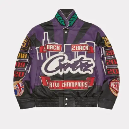 Corteiz Bach Champions Jacke Lila/Schwarz