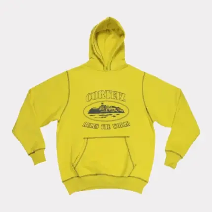 Corteiz Superior Gelb Hoodie