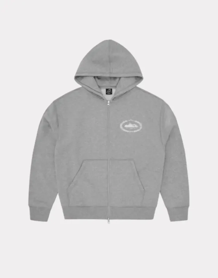 Corteiz Superior Royale Zip Grau Hoodie Corteiz Superior Royale Zip Grau Hoodie