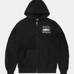 Corteiz Superior V2 Zip-Up Black Hoodie