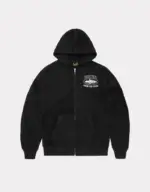 Corteiz Superior V2 Zip-Up Black Hoodie