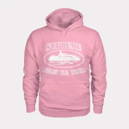 Corteiz X Supreme Hoodie Grau
