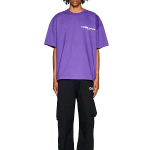 6pm Fuck Love T-Shirt Purple