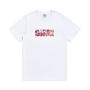 6pm X SLAWN SIGNATURE TEE WHITE