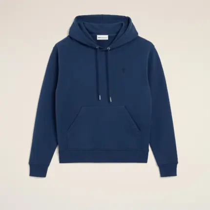 Blue Cotton Ami De Coeur Hoodie