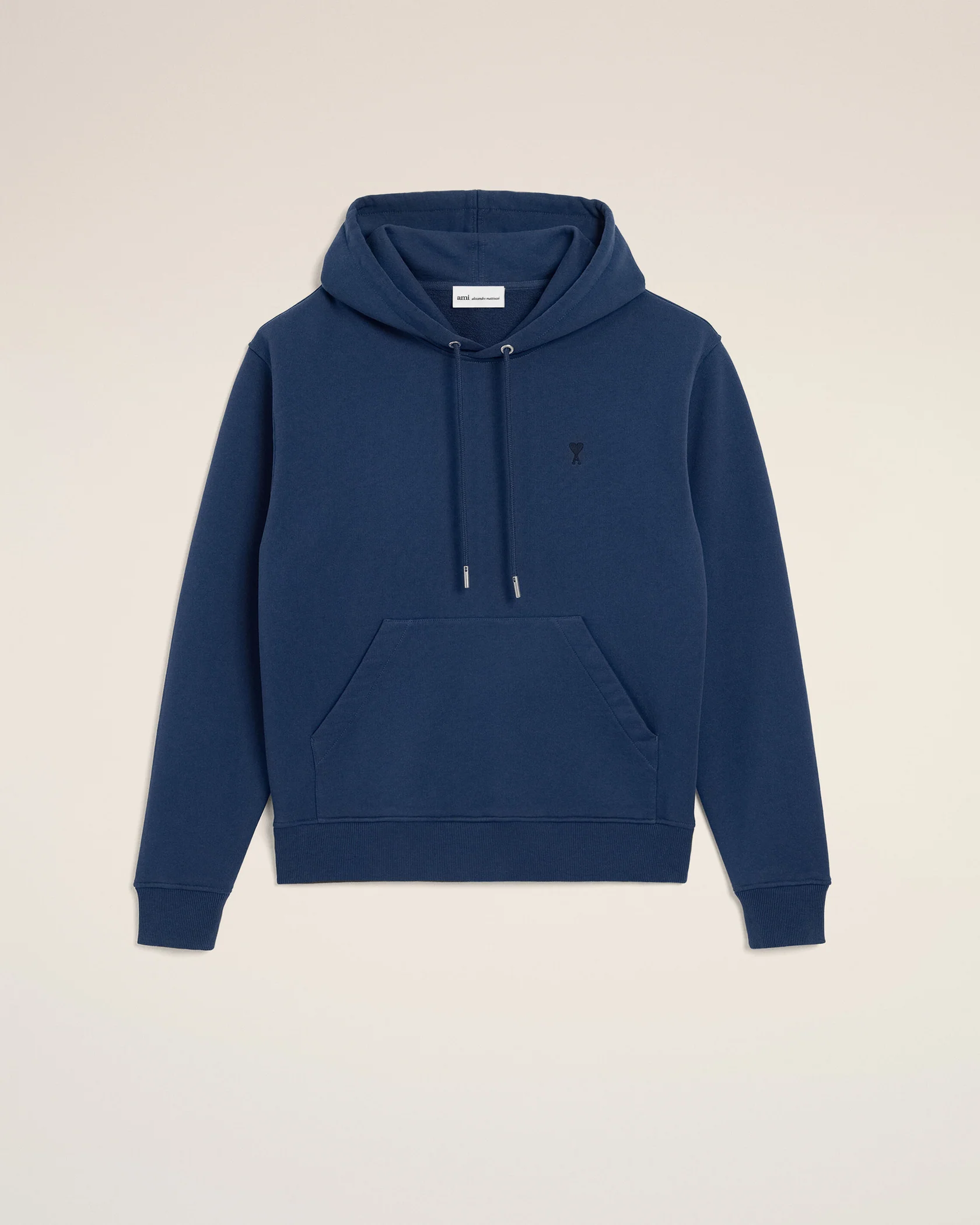 Blue Cotton Ami De Coeur Hoodie Blue Cotton Ami De Coeur Hoodie