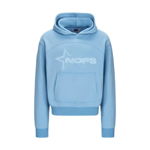 Tone in Tone Baby Blue NOFS Hoodie