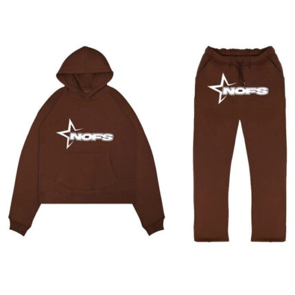 Brown Nofs Tracksuit For Men