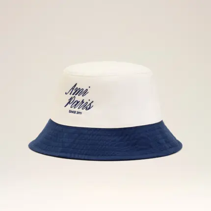 Blue And White Cotton Ami Paris Hat